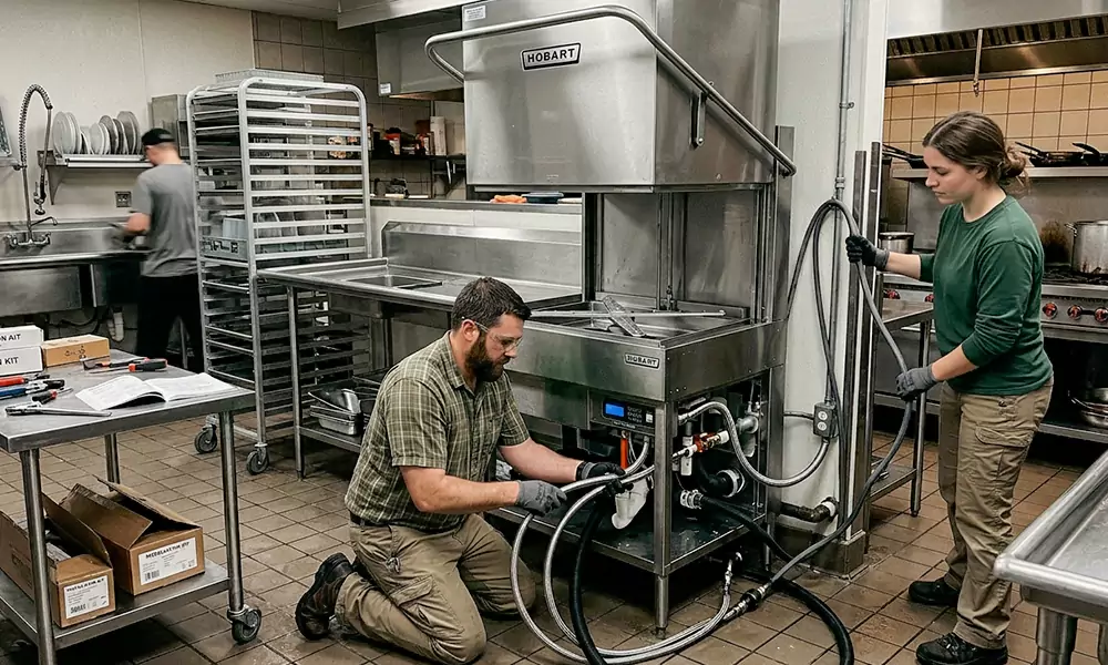 Commercial Dishwasher Installation in Leominster, MA