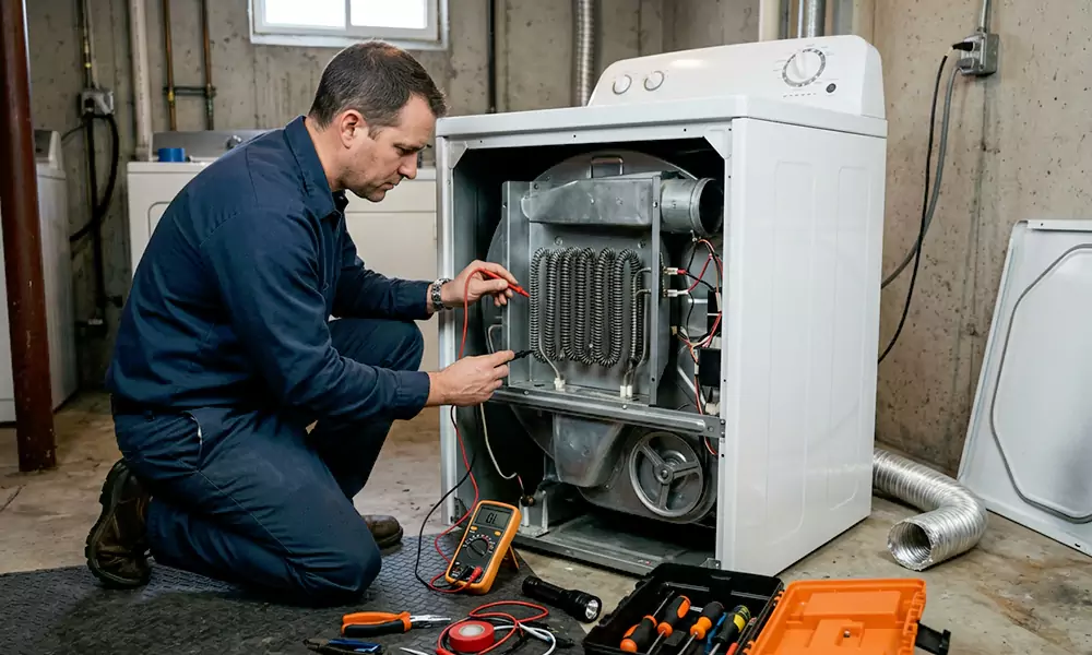Dryer Not Heating Repair in Leominster, MA