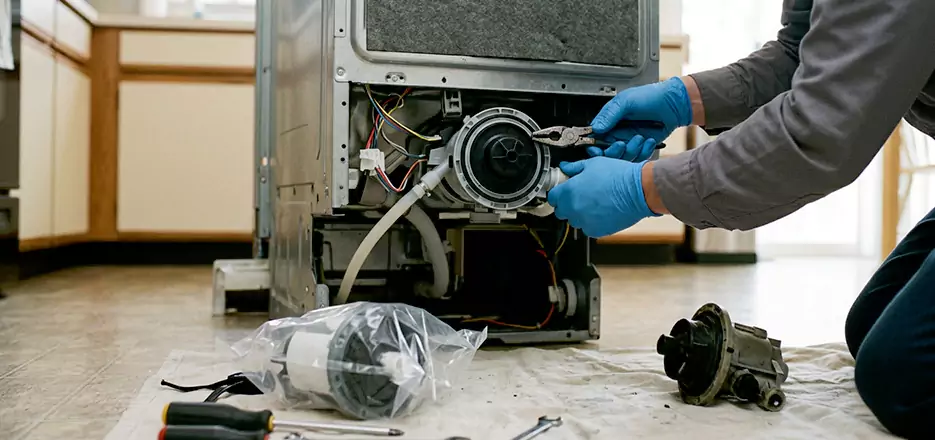 Dishwasher Motor Pump Replacement in Leominster